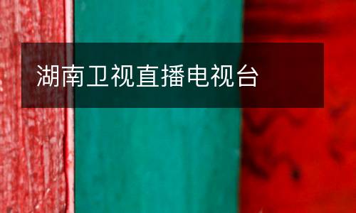 湖南衛(wèi)視直播電視臺