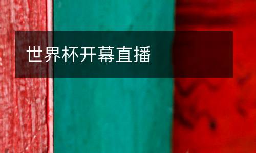 世界杯開(kāi)幕直播