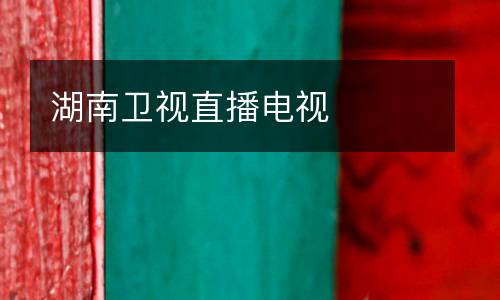 湖南衛(wèi)視直播電視
