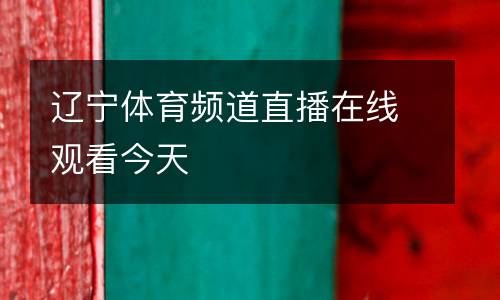 遼寧體育頻道直播在線觀看今天