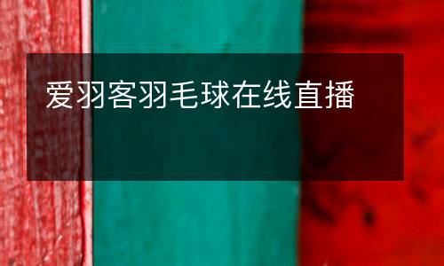 愛羽客羽毛球在線直播