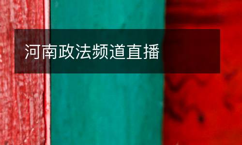 河南政法頻道直播