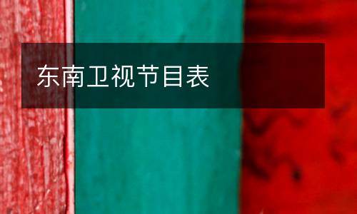 東南衛(wèi)視節(jié)目表