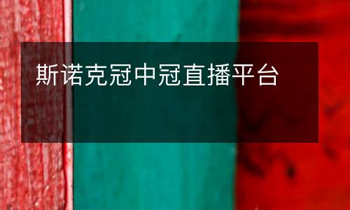 斯諾克冠中冠直播平臺(tái)