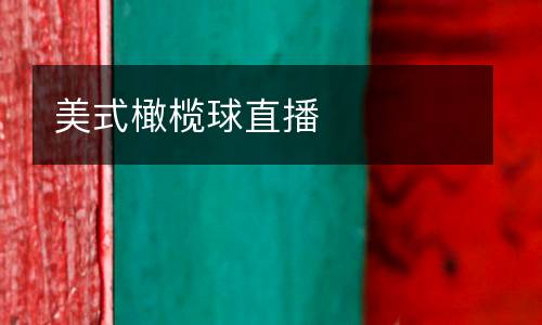 美式橄欖球直播
